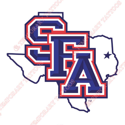 Stephen F Austin Lumberjacks Customize Temporary Tattoos Stickers NO.6386